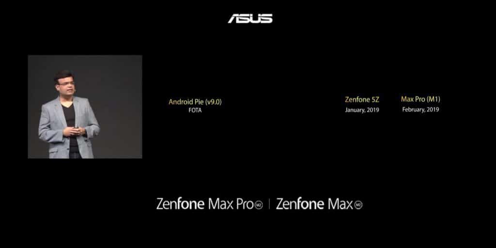 Android 9 Pie Asus Zenfone Max Pro M1