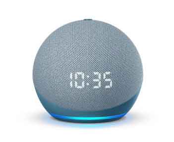 echo dot 4th generation with clock